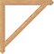 Ekena Millwork Traditional Arts & Crafts Smooth Bracket, Western Red Cedar, 3 1/2"W x 40"D x 40"H BKT04X40X40TRA03SWR - alternate 4